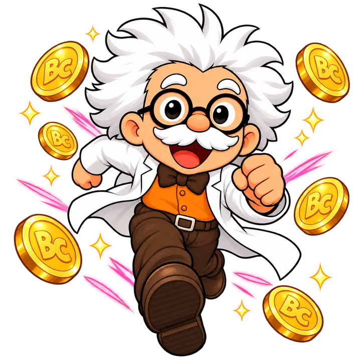 Albert biegnie po BeautyCoiny